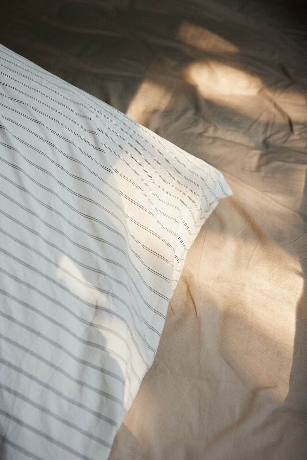 Stribet sengesæt - River